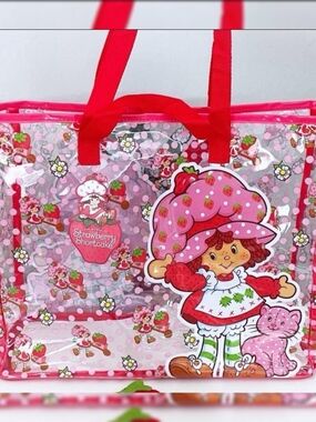 Strawberry Shortcake Pink Kids Tote Bag
